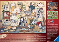Ravensburger - Crazy Cats Vintage No.8 Go Salvage Hunting - 1000 Piece Jigsaw Puzzle Sale