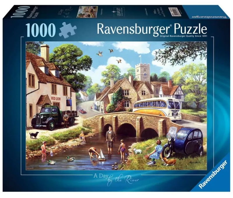 Ravensburger - Day by the River - 1000 Piece Jigsaw Puzzle Best