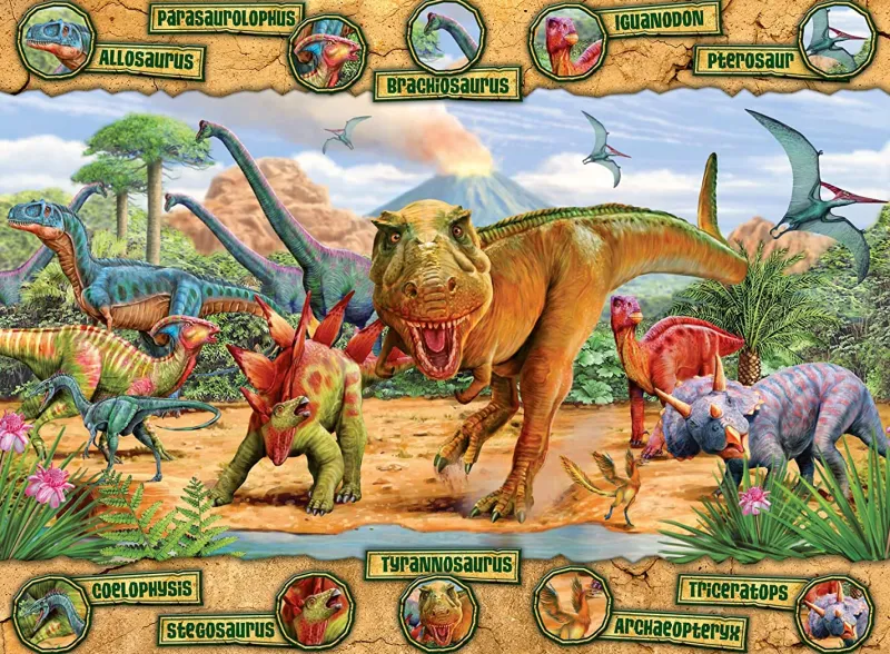 Ravensburger - Dinosaurs XXL - 100 Piece Jigsaw Puzzle Best