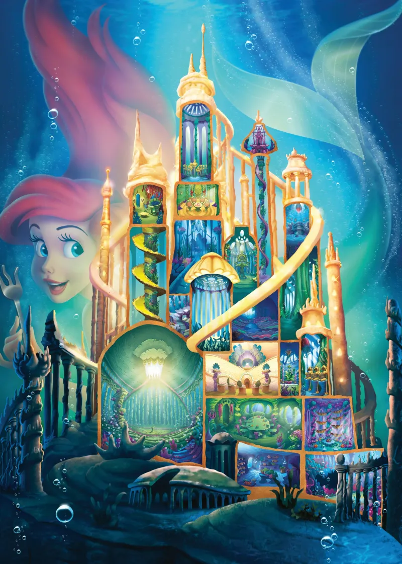 Ravensburger - Disney Ariel Castle - 1000 Piece Jigsaw Puzzle Discount