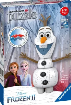 Ravensburger 11157 Disney Frozen 2 Olaf - 54 Piece Shaped 3D Jigsaw Puzzle Best