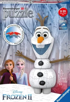 Ravensburger 11157 Disney Frozen 2 Olaf - 54 Piece Shaped 3D Jigsaw Puzzle Best
