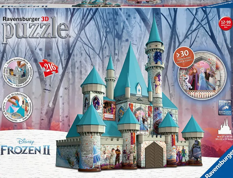 Ravensburger 11156 Disney Frozen 2 Castle - 216 Piece 3D Jigsaw Puzzle Discount