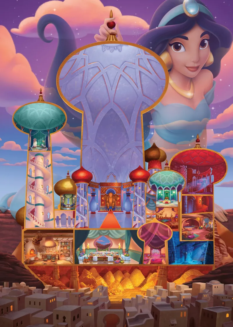 Ravensburger - Disney Jasmine Castle - 1000 Piece Jigsaw Puzzle Outlet