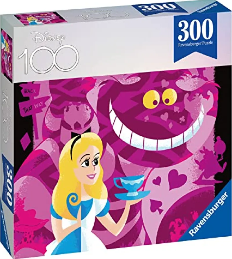 Ravensburger - Disney 100th Anniversary Alice in Wonderland - 300 Piece Jigsaw Puzzle Hot
