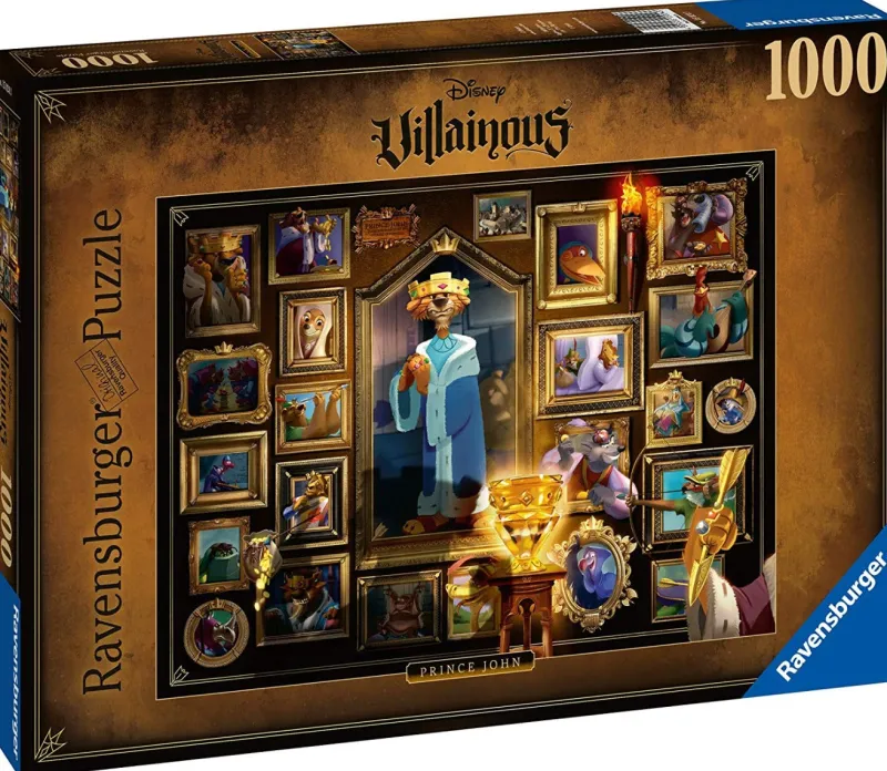 Ravensburger 15024 Disney Villainous King John 1000 piece Jigsaw Puzzle Outlet