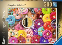 Ravensburger - Doughnut Disturb! - 500 Piece Jigsaw Puzzle Fashion
