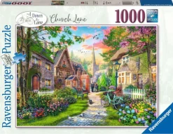 Ravensburger - Down the Lane No.4 Church Lane - 1000 Piece Jigsaw Puzzle Best