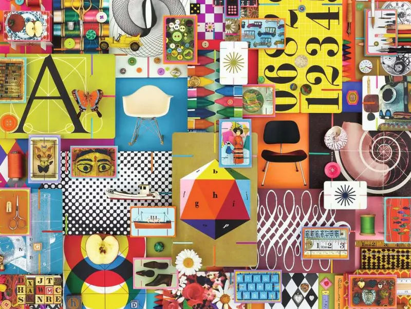 Ravensburger - Eames House of Cards - 1500 Piece Jigsaw Puzzle Sale