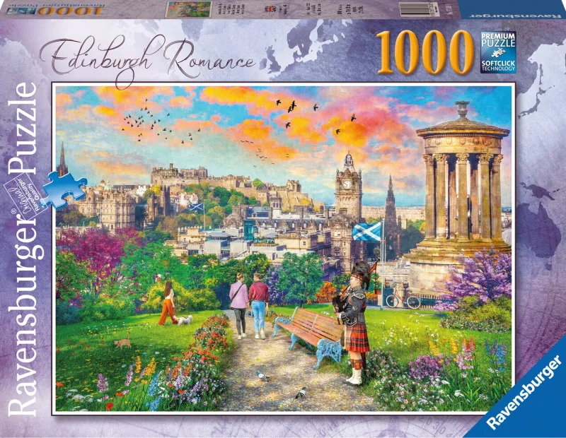 Ravensburger - Edinburgh Romance - 1000 Piece Jigsaw Puzzle New