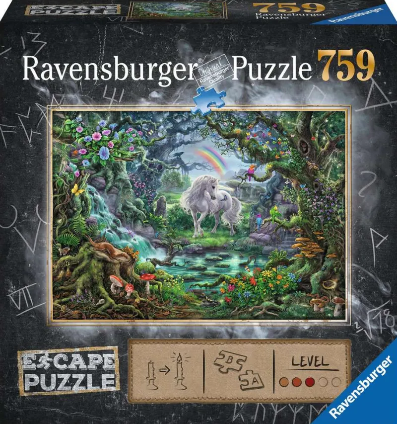 Ravensburger - Escape Puzzle Unicorn - 759 Piece Jigsaw Puzzle Clearance