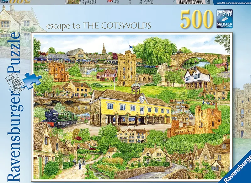 Ravensburger - Escape to the Cotswolds - 500 Piece Jigsaw Puzzle Online