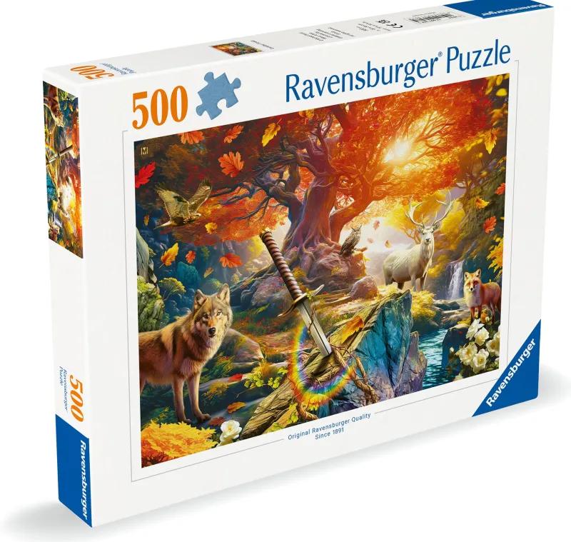 Ravensburger - Excalibur Forrest - 500 Piece Jigsaw Puzzle Outlet