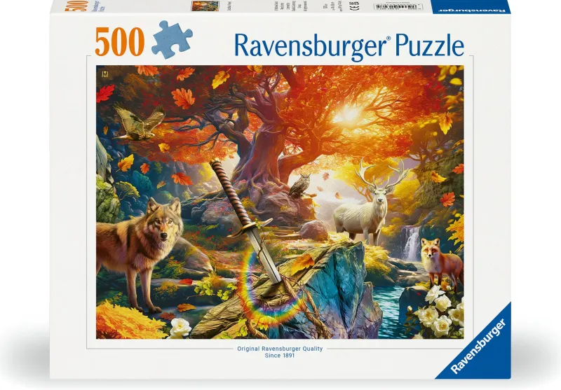 Ravensburger - Excalibur Forrest - 500 Piece Jigsaw Puzzle Outlet