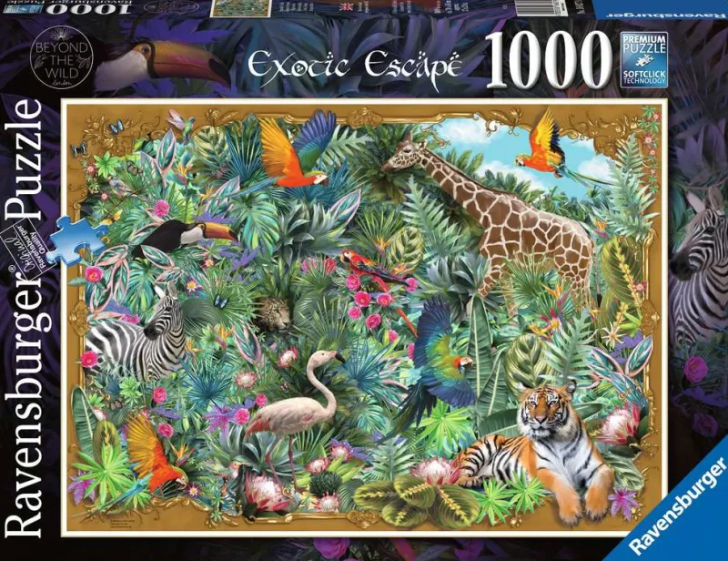 Ravensburger - Exotic Escape, Beyond the Wild - 1000 Piece Jigsaw Puzzle Outlet
