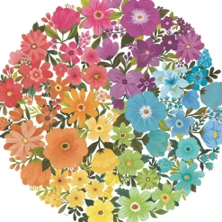 Ravensburger - Flowers Circular - 500 Piece Jigsaw Puzzle Discount
