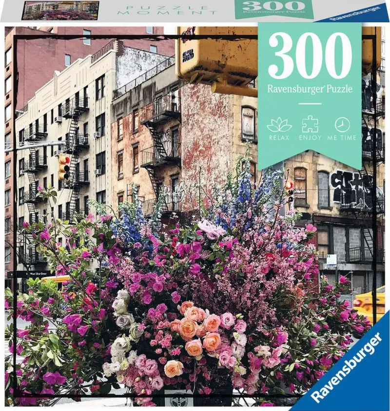 Ravensburger - Flowers in New York - 300 Piece Jigsaw Puzzle Outlet