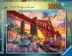 Ravensburger - Forth Bridge at Sunset -1000 Piece Jigsaw Puzzle Hot