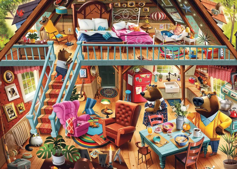 Ravensburger - Goldilocks Gets Caught! - 1000 Piece Jigsaw Puzzle New