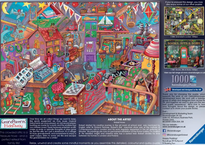 Ravensburger - Grandparents’ Hideaway - 1000 Piece Jigsaw Puzzle Outlet