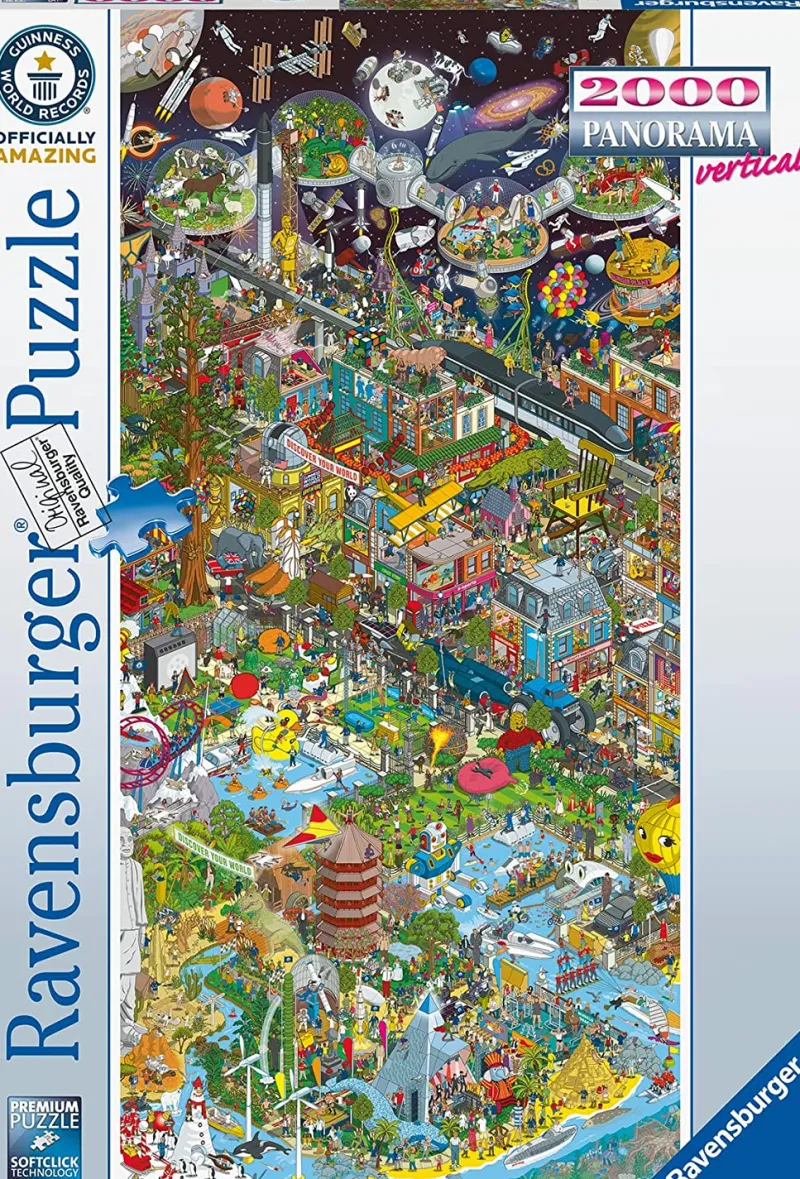Ravensburger - Guinness World Records - 2000 Piece Jigsaw Puzzle Hot