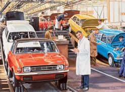 Ravensburger - Happy Days at Work - The Factory Worker - 500 Piece Jigsaw Puzzle Online