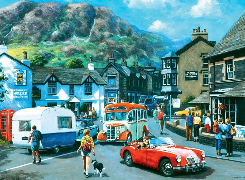 Ravensburger - Happy Days No 1, Look North! - 4 x 500 Piece Jigsaw Puzzle Hot