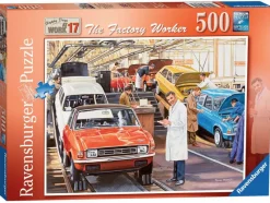 Ravensburger - Happy Days at Work - The Factory Worker - 500 Piece Jigsaw Puzzle Online
