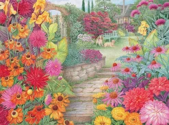 Ravensburger - Happy Days No 5, Glorious Gardens - 4 x 500 Piece Jigsaw Puzzles Outlet