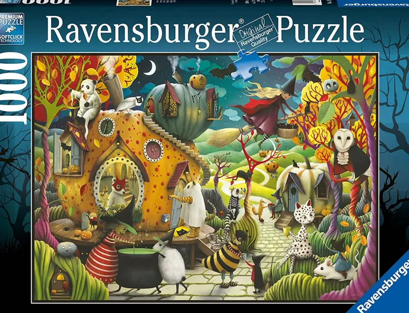 Ravensburger - Happy Halloween - 1000 Piece Jigsaw Puzzle New