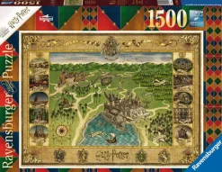 Ravensburger - Harry Potter Hogwarts Map -1500 Piece Jigsaw Puzzle Online