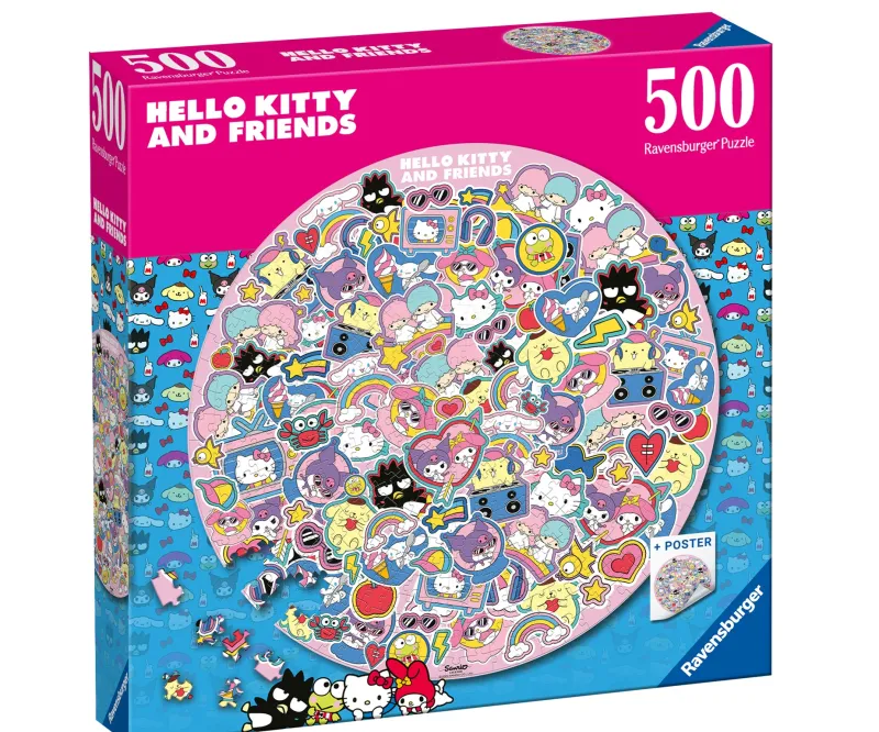 Ravensburger - Hello Kitty - 500 Piece Circular Jigsaw Puzzle Sale