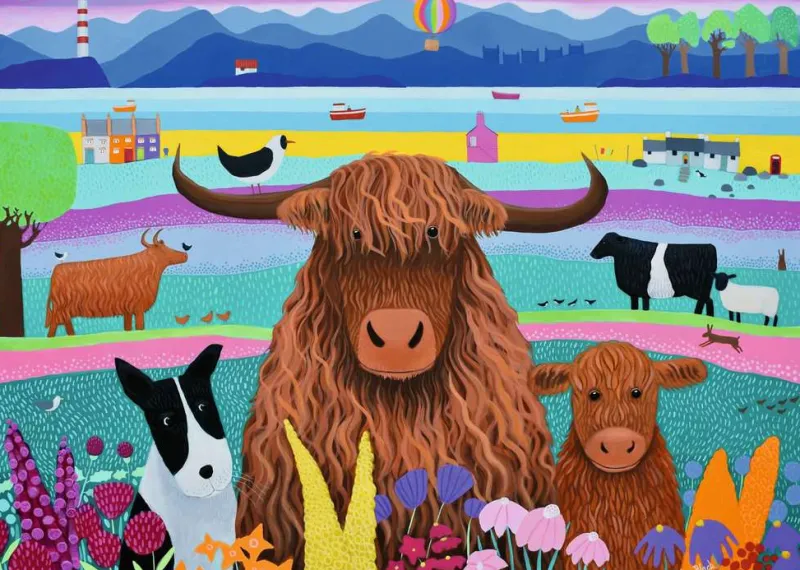 Ravensburger - Highland Life - 1000 Piece Jigsaw Puzzle Hot