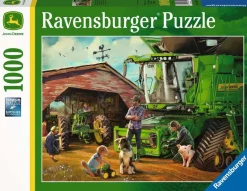Ravensburger - John Deere Then & Now - 1000 Piece Jigsaw Puzzle Hot