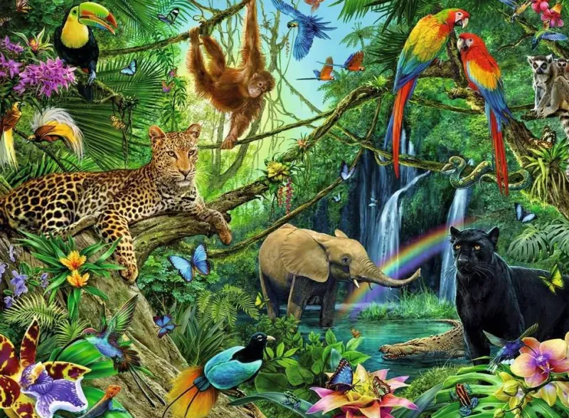 Ravensburger - Jungle- XXL 200 Piece Jigsaw Puzzle Online