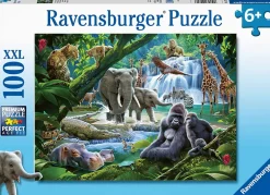 Ravensburger - Jungle Families - 100 XXL Piece Jigsaw Puzzle Best