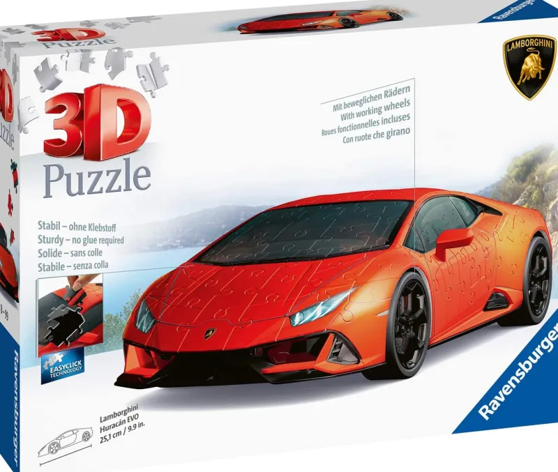 Ravensburger 11238 Lamborghini Huracan - 108 Piece 3D Jigsaw Puzzle Outlet
