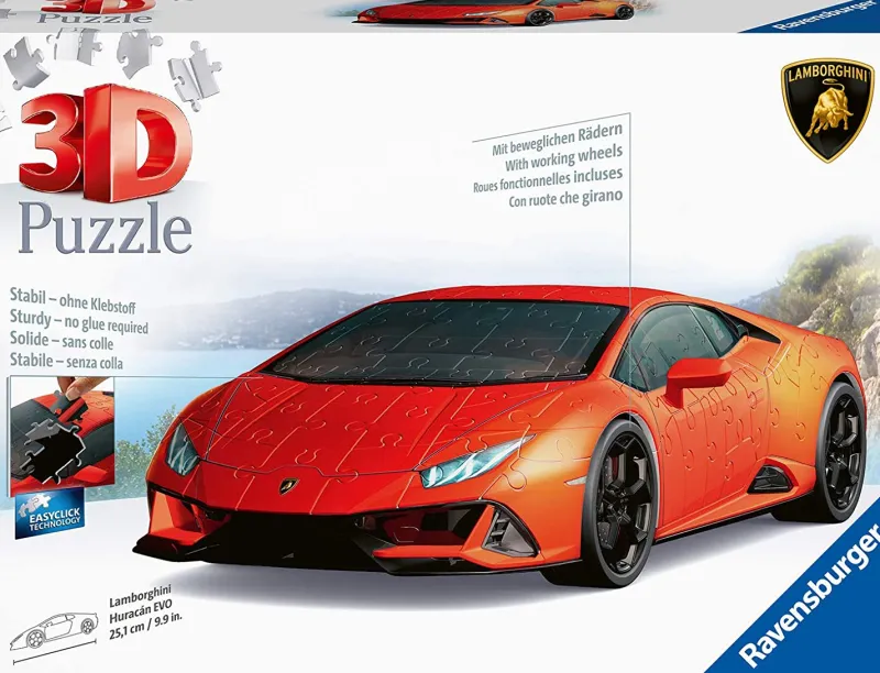 Ravensburger 11238 Lamborghini Huracan - 108 Piece 3D Jigsaw Puzzle Outlet