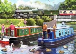 Ravensburger - Leisure days No.10, Day on the Canal - 1000 Piece Jigsaw Puzzle Online