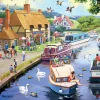 Ravensburger - Leisure Days No.7, Evening on the River - 1000 Piece Jigsaw Puzzle New