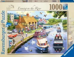 Ravensburger - Leisure Days No.7, Evening on the River - 1000 Piece Jigsaw Puzzle New