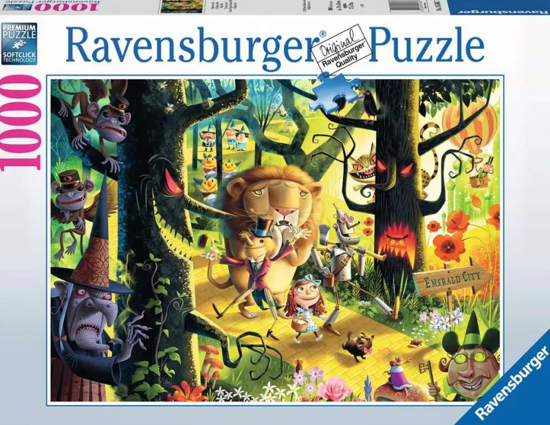 Ravensburger - Lions, Tigers and Bears, Oh My! (Wizard of Oz) - 1000 Piece Jigsaw Puzzle Hot