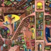 Ravensburger - Ludicrous Library - 500 Piece Jigsaw Puzzle Hot