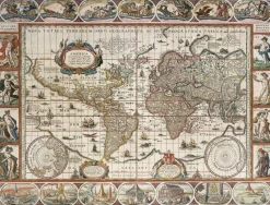 Ravensburger - Map of the World From 1650 - 2000 Piece Jigsaw Puzzle Discount