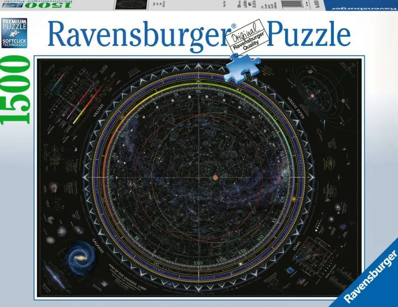 Ravensburger - Map of the Universe - 1500 Piece Jigsaw Puzzle Sale