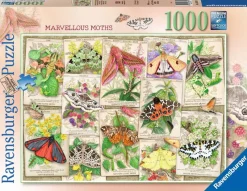 Ravensburger - Marvellous Moths - 1000 Piece Jigsaw Puzzle Clearance