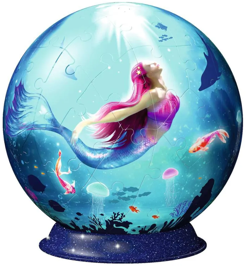 Ravensburger - Mermaid 3D Puzzle - 72 Piece 3d Jigsaw Puzzle Outlet