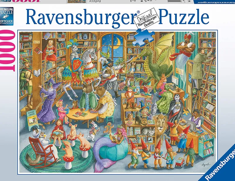 Ravensburger - Midnight In The Library - 1000 Piece Jigsaw Puzzle Hot