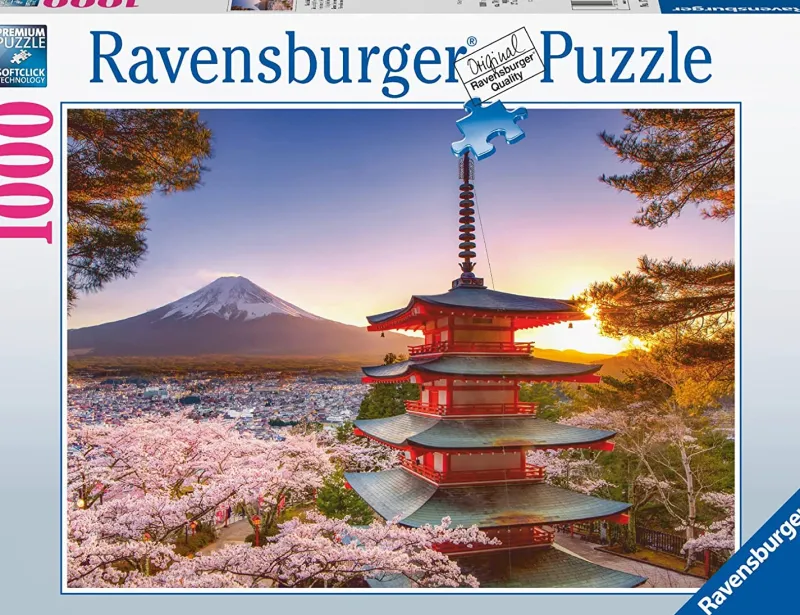 Ravensburger - Mount Fuji Cherry Blossom View - 1000 Piece Jigsaw Puzzle Fashion