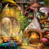 Ravensburger - Mushroom Cottage - 1000 Piece Outlet